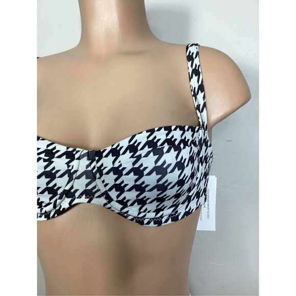 New SKIN BY SAME houndstooth bikini. Retails $220. S-top/M-bottom - Picture 8 of 11